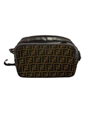 Fendi Zucca Shoulder bag Brown All over